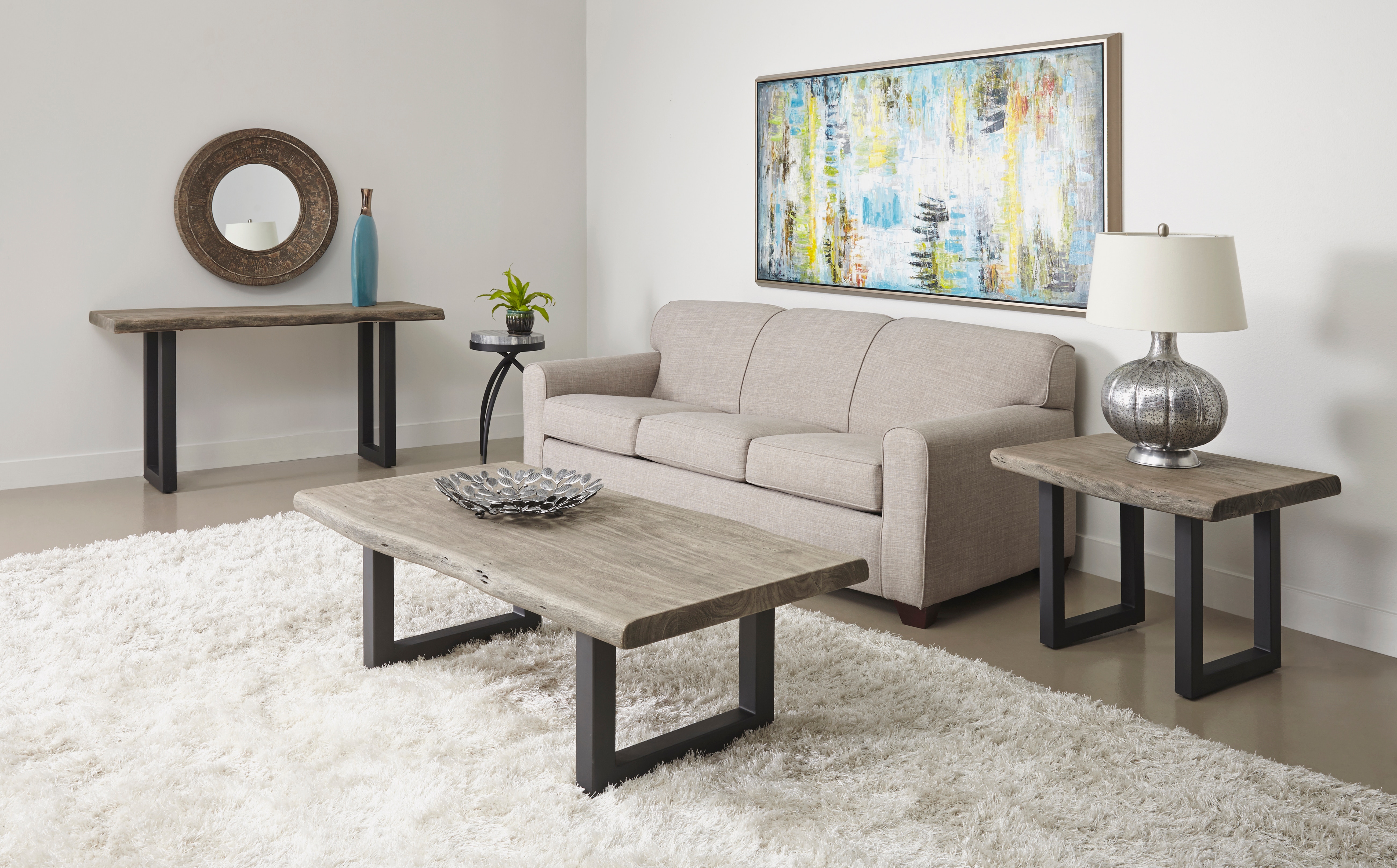 Live Edge Living Room Jadu Cocktail Table CF-15233-1